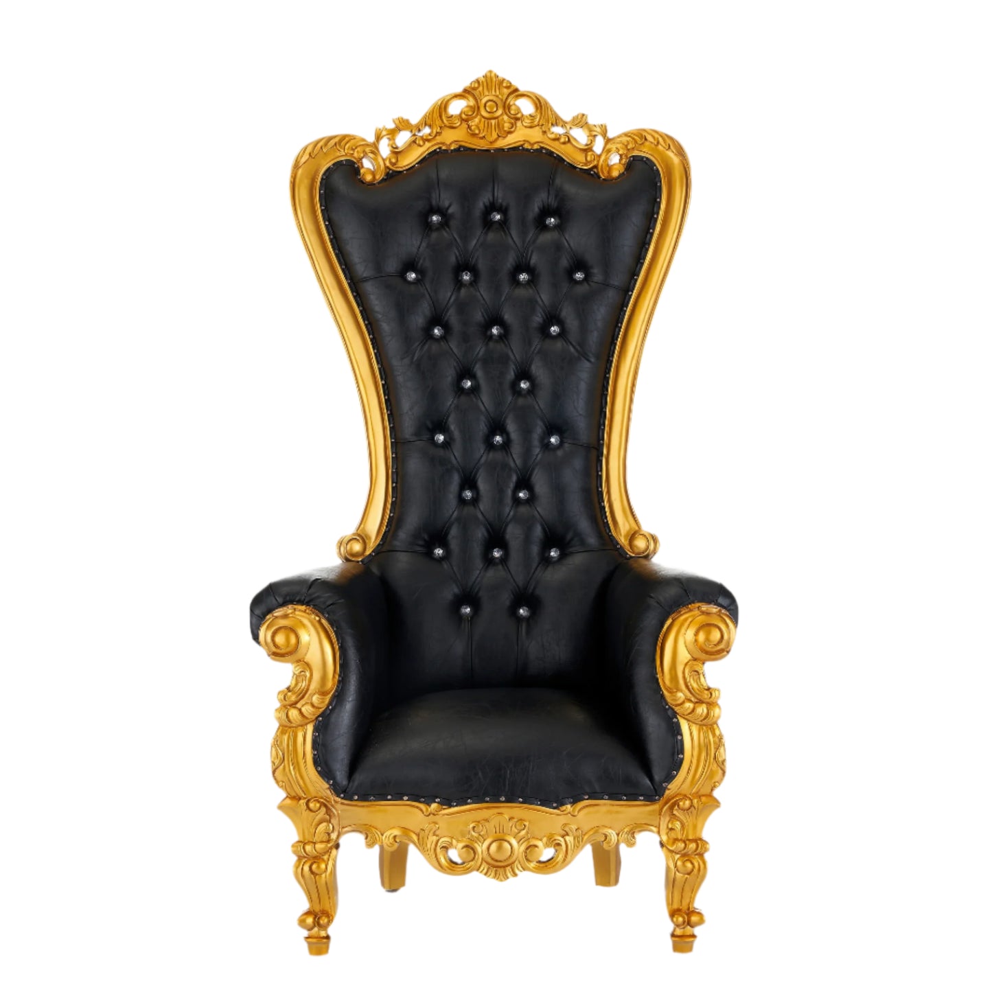 Adult Black & Gold Throne