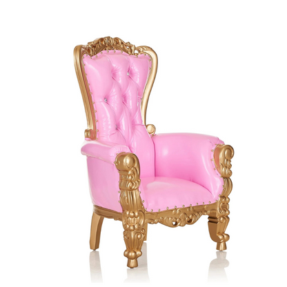 Light Pink & Gold Kid Throne