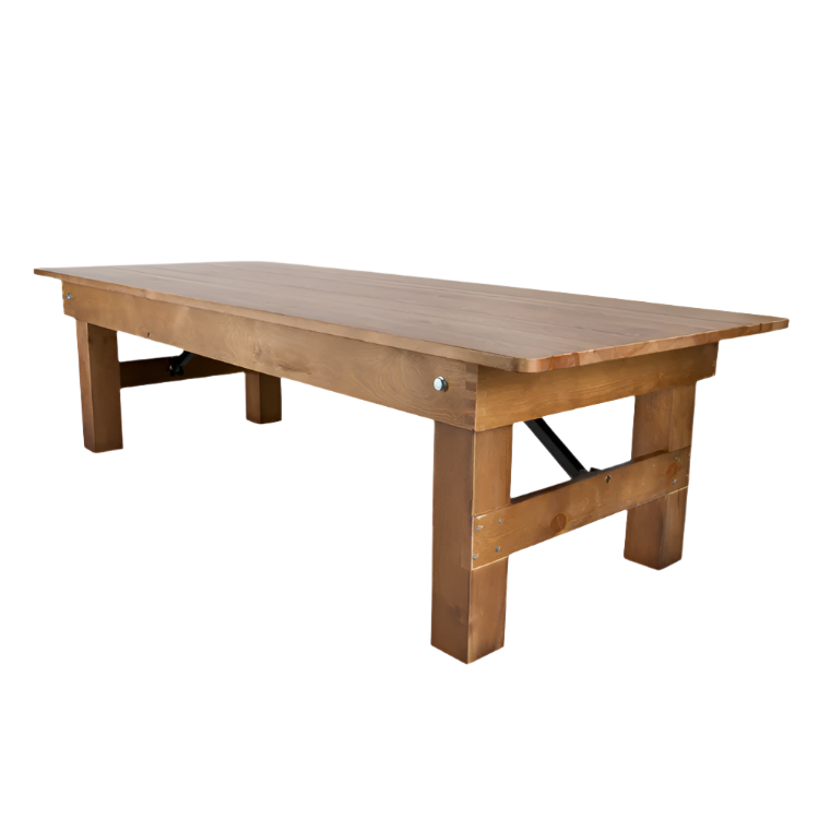 Rectangle Straight Leg Farm Table