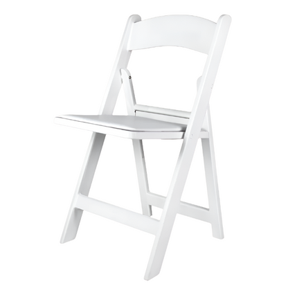 Adult White Garden Folding Chair