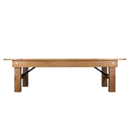 Rectangle Straight Leg Farm Table