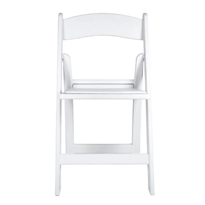 Adult White Garden Folding Chair