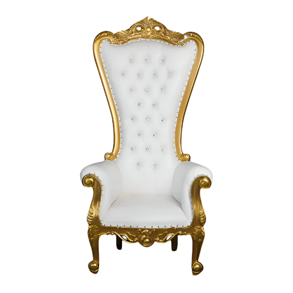 Adults White & Gold Throne